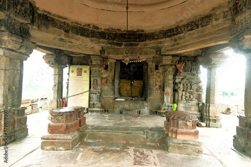 Harshat Mata Temple interior, Abhaneri, Rajasthan, India, Asia photo