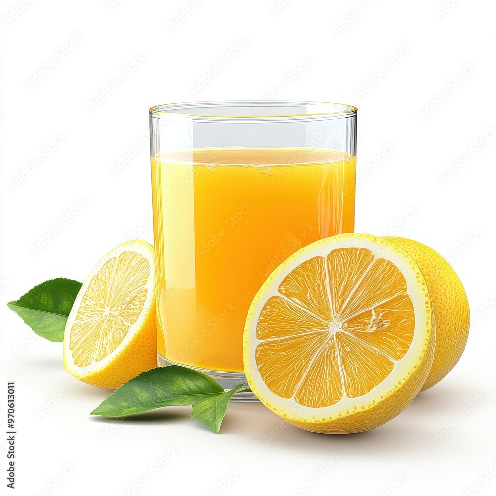 Lemon Juice on white background Lemon Juice on white background