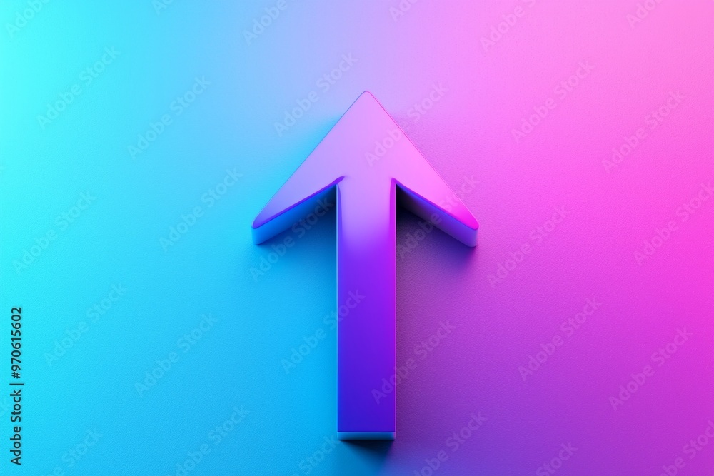 A gradient arrow from blue to purple, pointing upwards on a tech-themed background, representing progress in technology. A gradient arrow from blue to purple, pointing upwards on a tech-themed background, representing progress in technology.