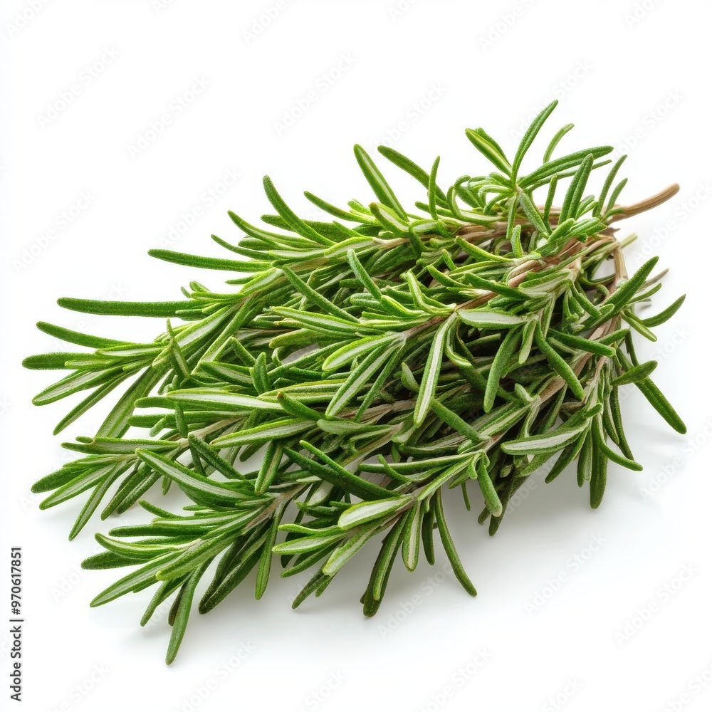Rosemary on white background