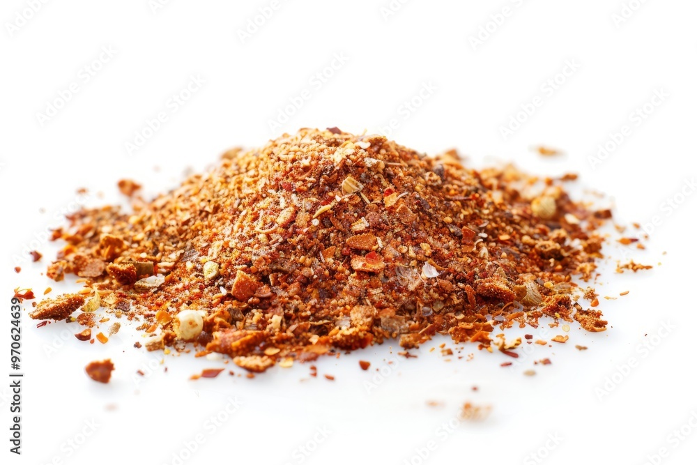 A fresh Barbecue seasoning and Barbecue seasoning Power isolated on white A fresh Barbecue seasoning and Barbecue seasoning Power isolated on white