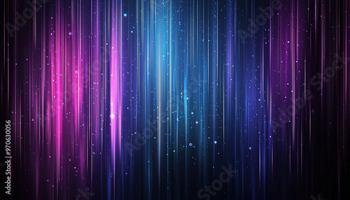 Dark purple and blue background with glowing lines. Abstract wallpaper design