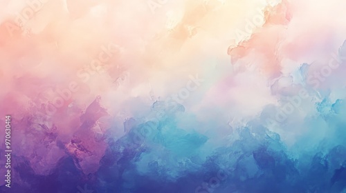 Picture an abstract background with soft, watercolor-like hues and subtle gradient transitions