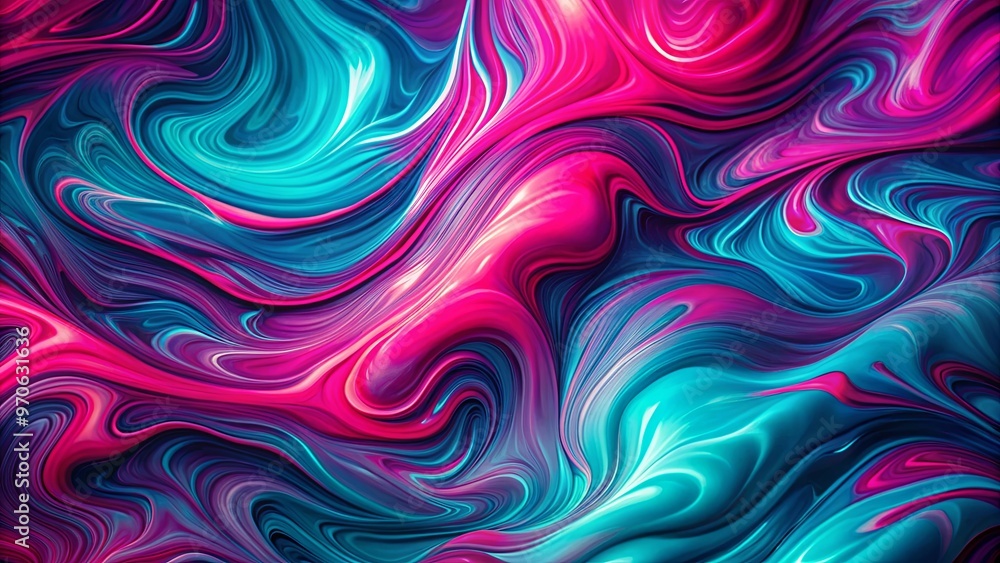 Vibrant and dynamic wallpaper with neon pink and turquoise liquid textures, perfect for a modern and energetic vibe Vibrant and dynamic wallpaper with neon pink and turquoise liquid textures, perfect for a modern and energetic vibe