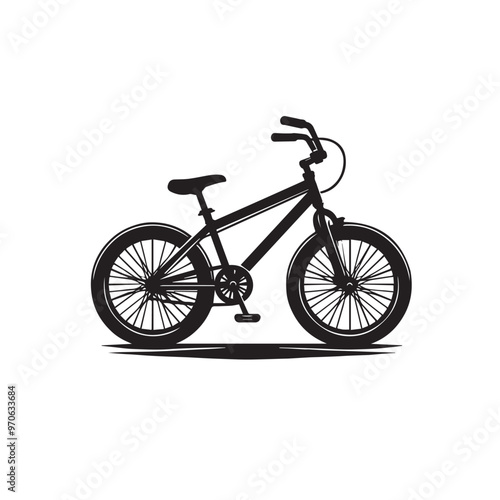 Bicycle vector illustration. Bicycle logo, icon vector design isolated on white background.