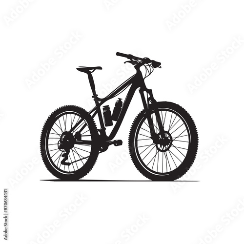 Bicycle vector illustration. Bicycle logo, icon vector design isolated on white background.