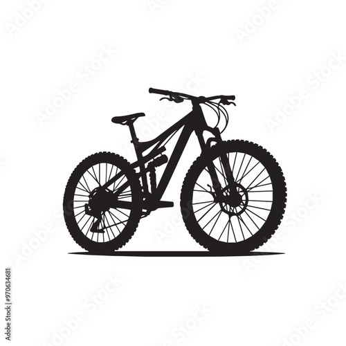Bicycle vector illustration. Bicycle logo, icon vector design isolated on white background.