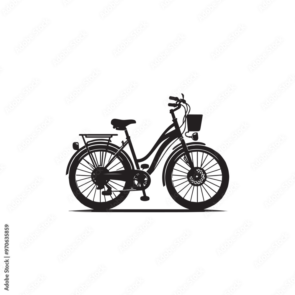 Bicycle vector illustration. Bicycle logo, icon vector design isolated on white background. Bicycle vector illustration. Bicycle logo, icon vector design isolated on white background.