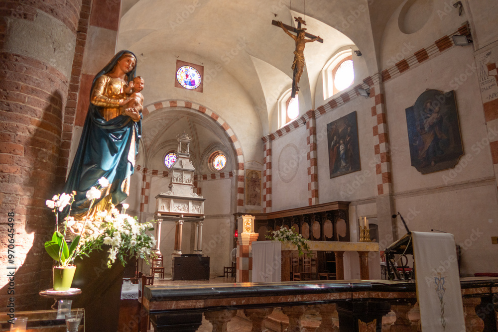 Pavia San Lanfranco church rural rock ancient vision panorama