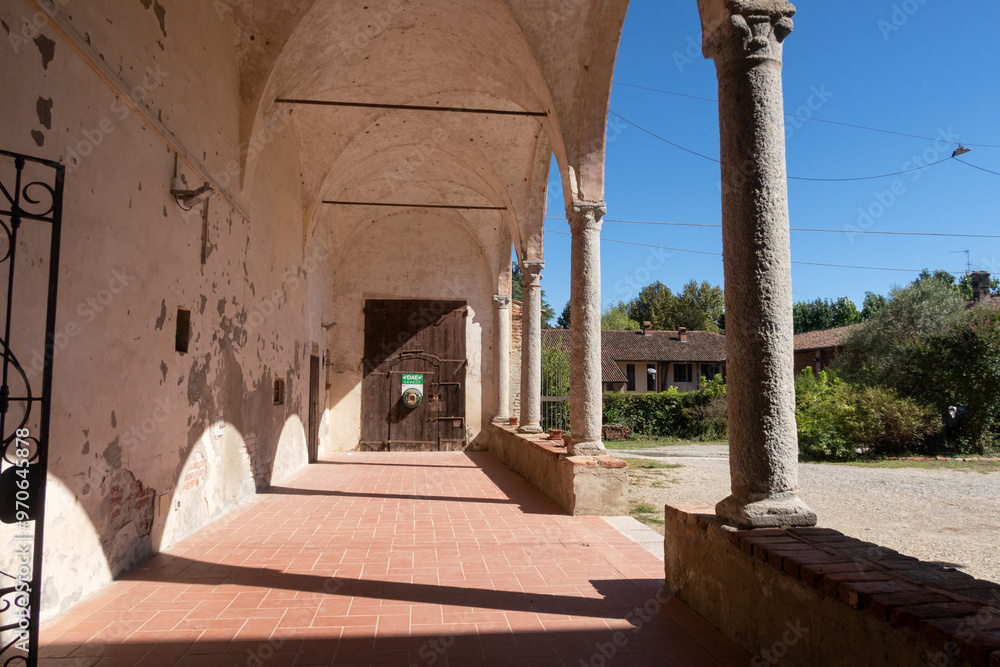 Pavia San Lanfranco church rural rock ancient vision panorama