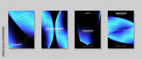 Minimalist gradient poster, suitable for wall decoration, covers, backgrounds and others