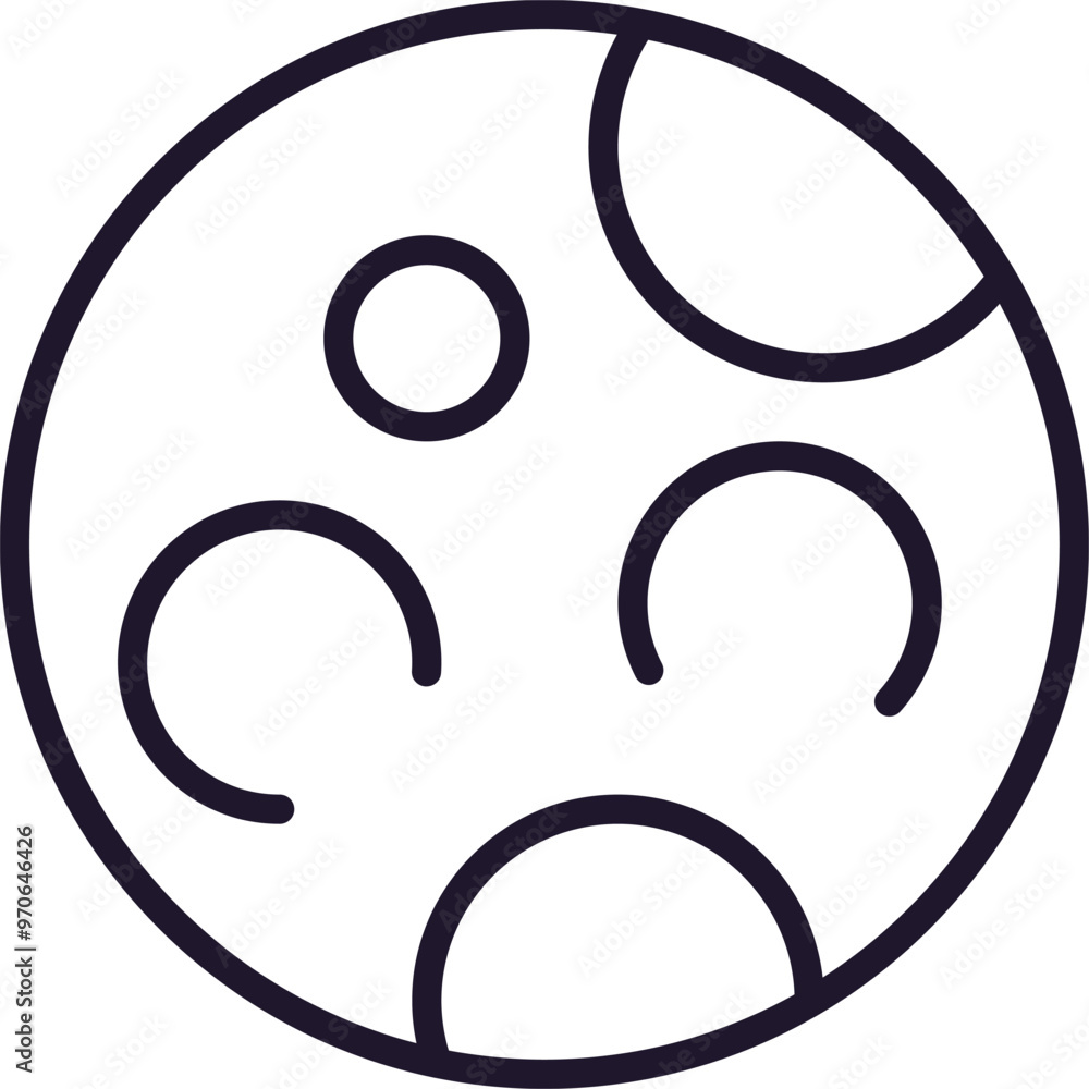 The Moon Isolated Image for Infographics The Moon Isolated Image for Infographics