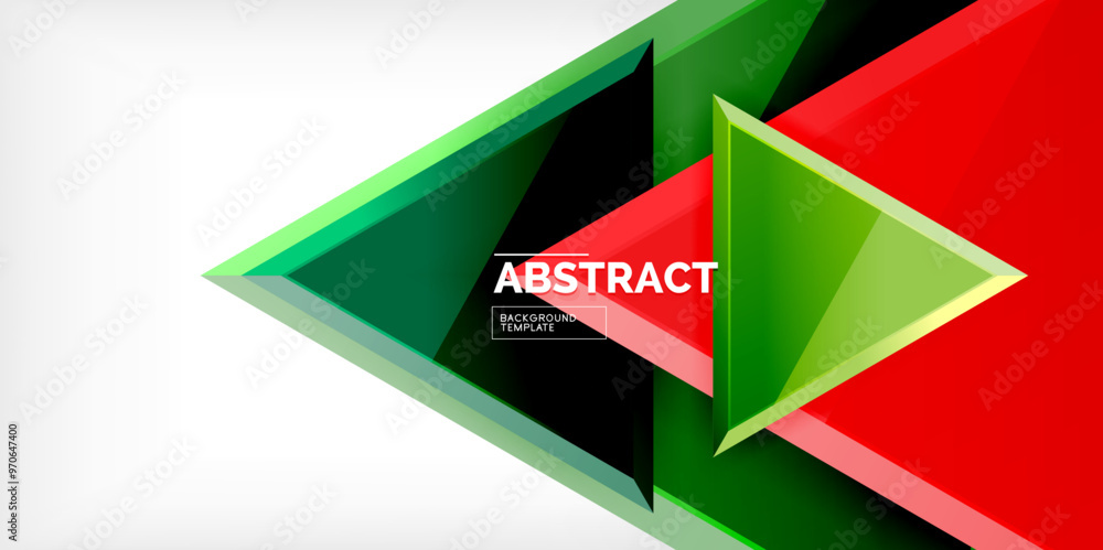 Abstract background - glossy triangles. Vector Illustration For Wallpaper, Banner, Background, Card, Book Illustration, landing page Abstract background - glossy triangles. Vector Illustration For Wallpaper, Banner, Background, Card, Book Illustration, landing page