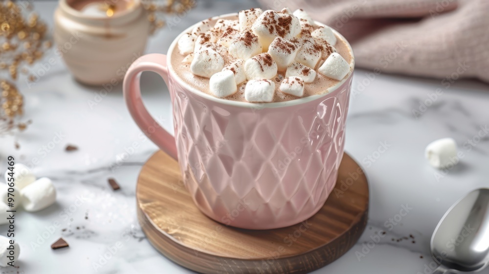 The Hot Chocolate in Mug The Hot Chocolate in Mug