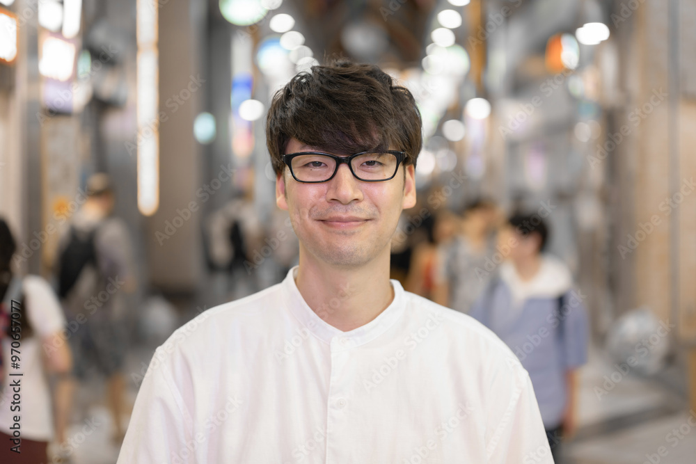 Fototapeta premium 笑顔の男性