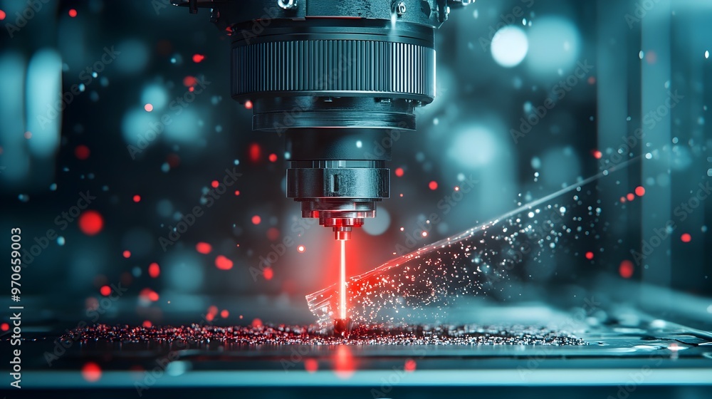 Laser Pulse Vaporizing Target Material in Controlled Scientific Experiment Laser Pulse Vaporizing Target Material in Controlled Scientific Experiment