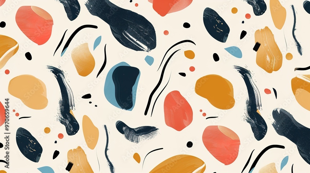 Abstract shape pattern wallpaper Abstract shape pattern wallpaper