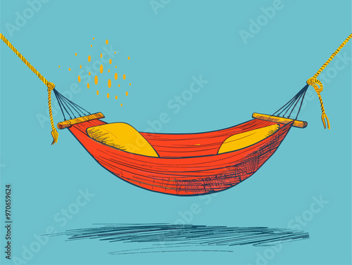 Whimsical Hammock Sanctuary: Embracing Serenity in the Embrace of a Gentle Breeze