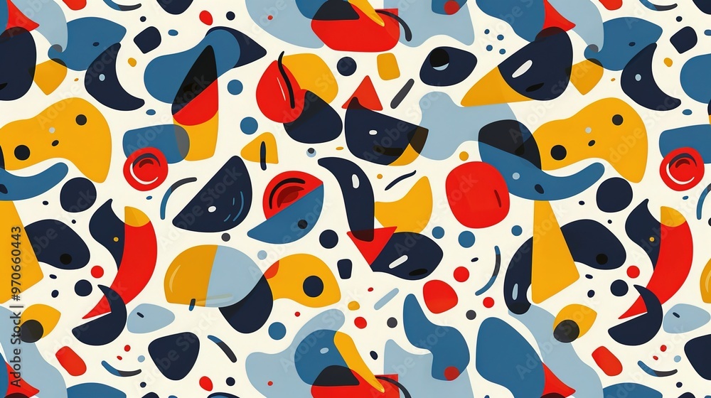 Abstract shape pattern wallpaper Abstract shape pattern wallpaper