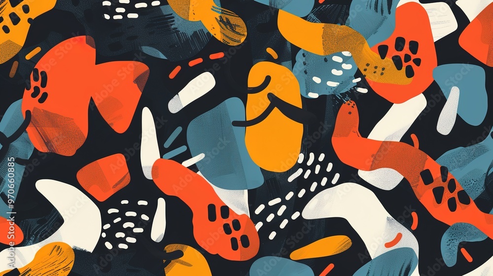 Abstract shape pattern wallpaper Abstract shape pattern wallpaper