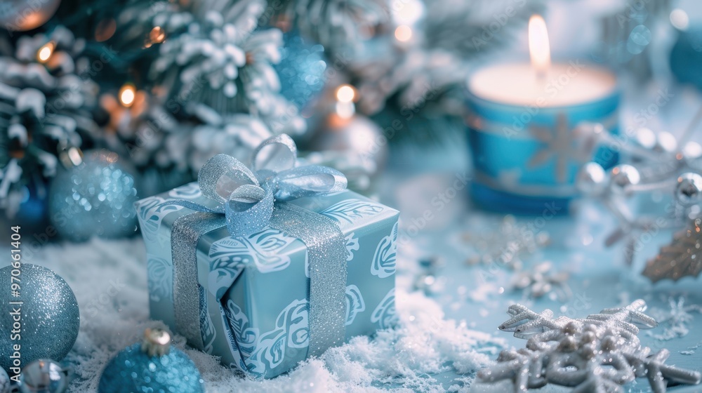The Beautiful Blue Christmas Gift The Beautiful Blue Christmas Gift