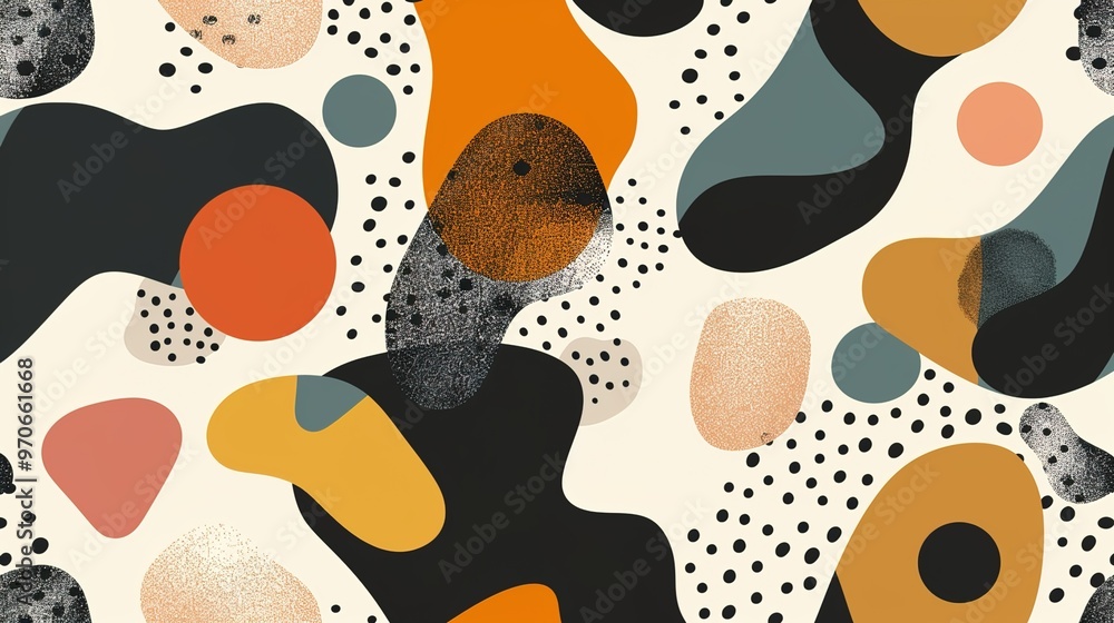 Abstract shape pattern wallpaper Abstract shape pattern wallpaper