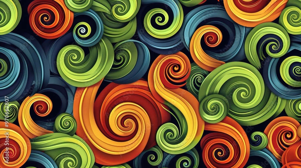 Spiral pattern wallpaper Spiral pattern wallpaper