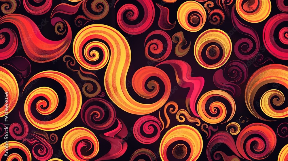 Spiral pattern wallpaper Spiral pattern wallpaper