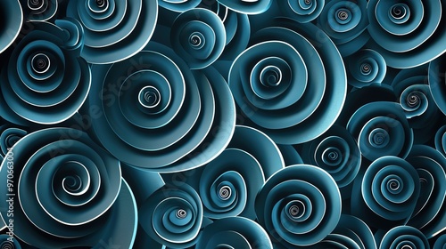 Spiral pattern wallpaper