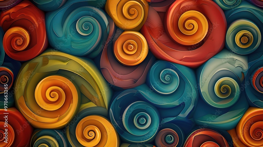 Spiral pattern wallpaper Spiral pattern wallpaper