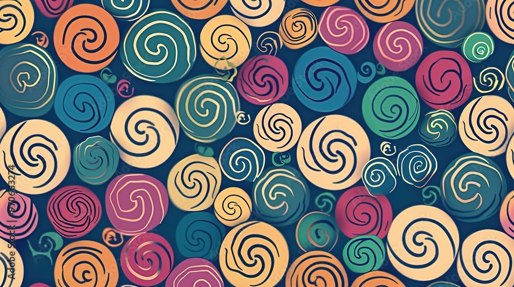 Spiral pattern wallpaper Spiral pattern wallpaper