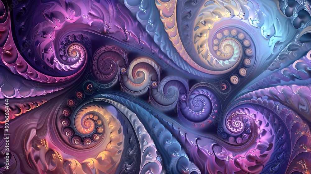 Spiral pattern wallpaper Spiral pattern wallpaper
