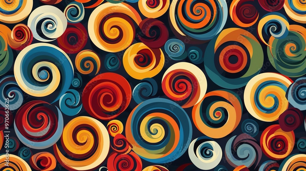 Spiral pattern wallpaper Spiral pattern wallpaper