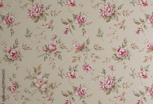 seamless pattern with flowers