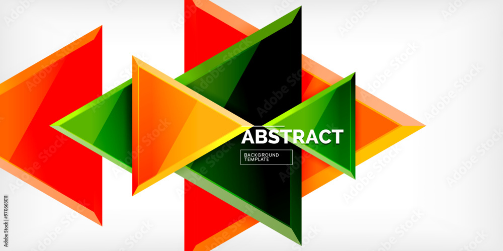 Abstract background - glossy triangles. Vector Illustration For Wallpaper, Banner, Background, Card, Book Illustration, landing page Abstract background - glossy triangles. Vector Illustration For Wallpaper, Banner, Background, Card, Book Illustration, landing page