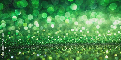Abstract shiny green glitter background with emerald green glitter, shiny, green, glitter, abstract, background, emerald