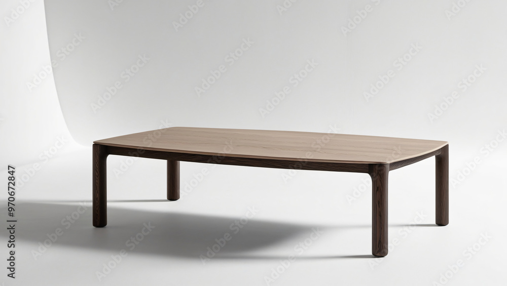 3D iilustration of Wooden Table isolated on white background 3D iilustration of Wooden Table isolated on white background