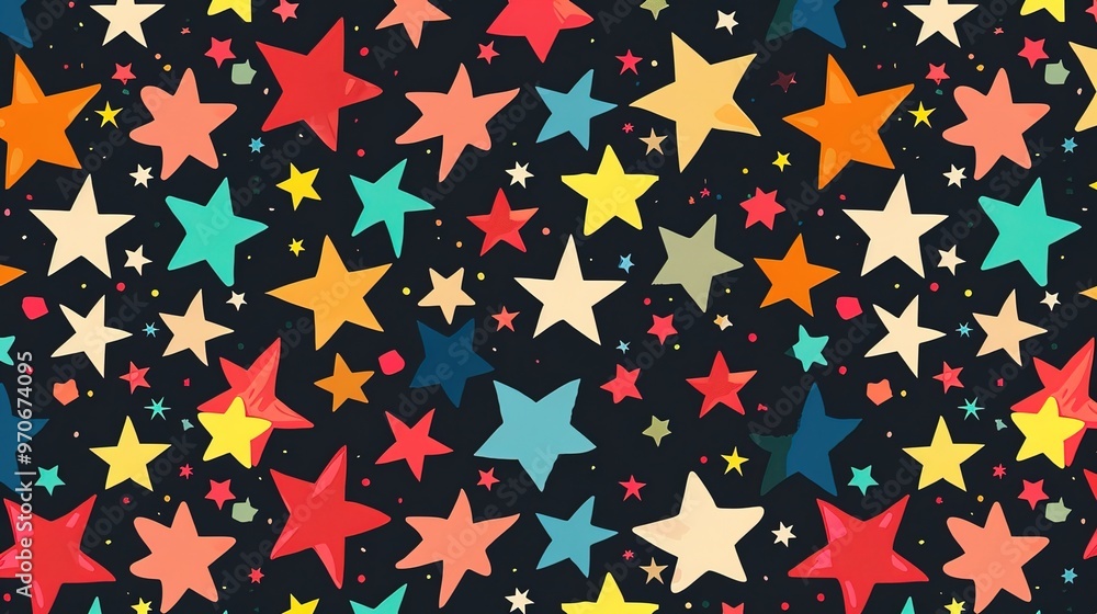 Star pattern seamless wallpaper Star pattern seamless wallpaper