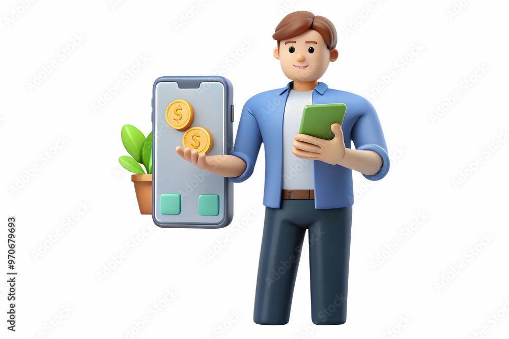 Flat Candid Money Transfer via Mobile App: Person Transferring Funds, Capturing Natural Expressions for Financial Technology and Banking Campaigns Flat Candid Money Transfer via Mobile App: Person Transferring Funds, Capturing Natural Expressions for Financial Technology and Banking Campaigns