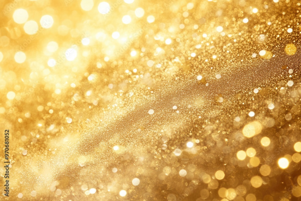 Golden foil paper with sparkling star pattern texture. Golden foil paper with sparkling star pattern texture.