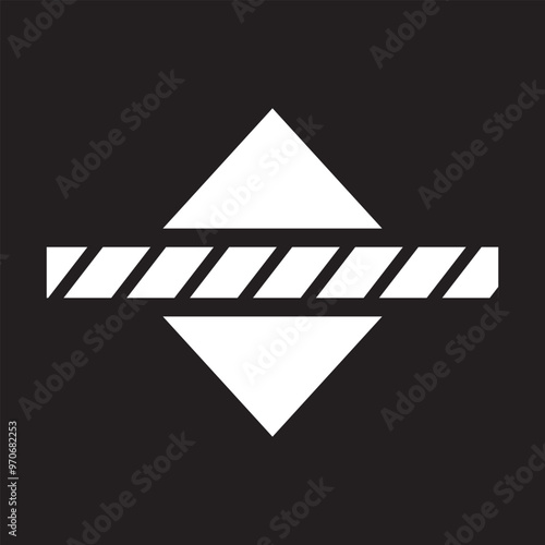 Thickness icon ,  Dimension Symbol .vector illustration. EPS 10/AI