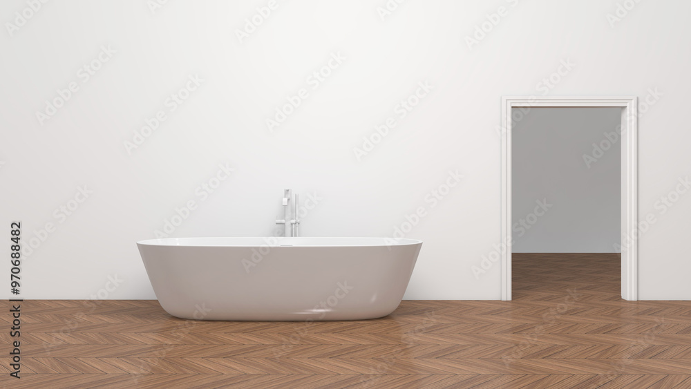 Room interior with Wall Background. 3D rendering ,3D illustration
Room interior with Wall Background. 3D rendering ,3D illustration