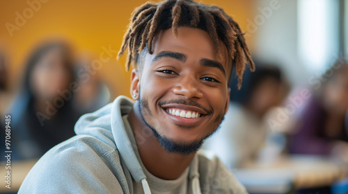 Joyful Student Celebrating