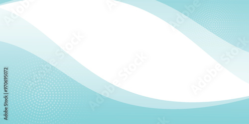 Abstract blue wave background, minimal wave design concept, vector illustration. for banner, modern.