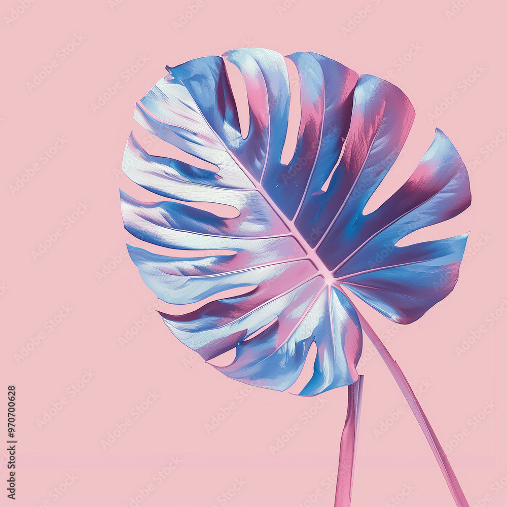 monstera pink minimal monstera pink minimal
