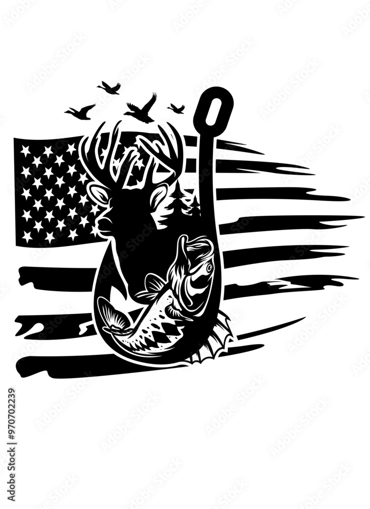 Φωτογραφία US Hunting Scene | Fishing | Hunting Animals | Fish Hook | Outdoor Hunting | Nat