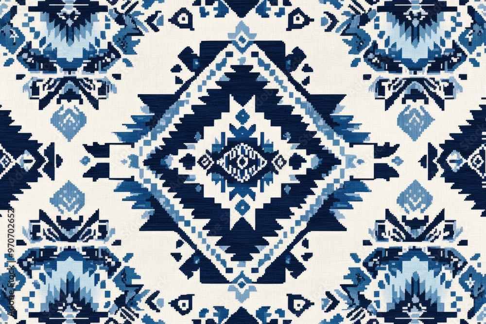 Aztec Kilim geometric pattern for fabric and decor. Aztec Kilim geometric pattern for fabric and decor.