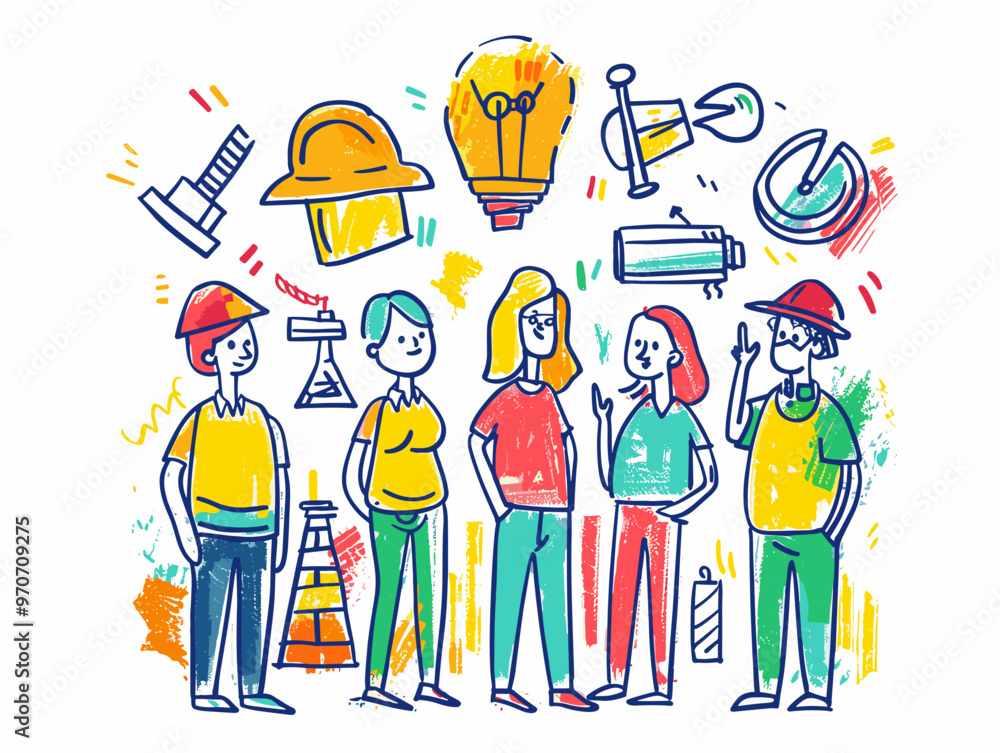 Cartoon Illustration: Symbolizing Communication and Transparency in Safety Reporting Cartoon Illustration: Symbolizing Communication and Transparency in Safety Reporting