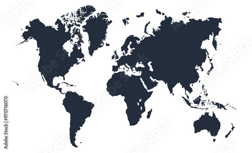 Cartoon pictures of world map on white background. All countries of the world in  Modern colors. Can use for printing, website, presentation element, textile. Vector illustration.