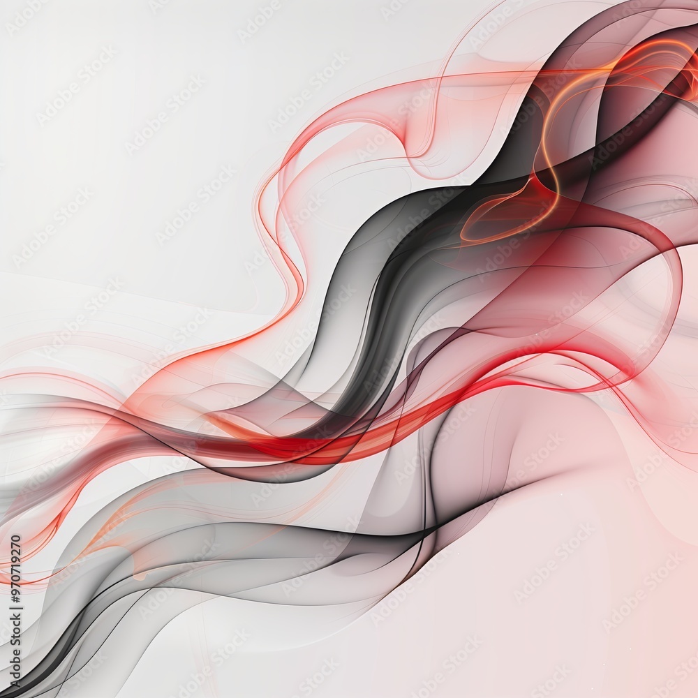 Fototapeta premium free smoke zone schematic black and red icon in neutral background